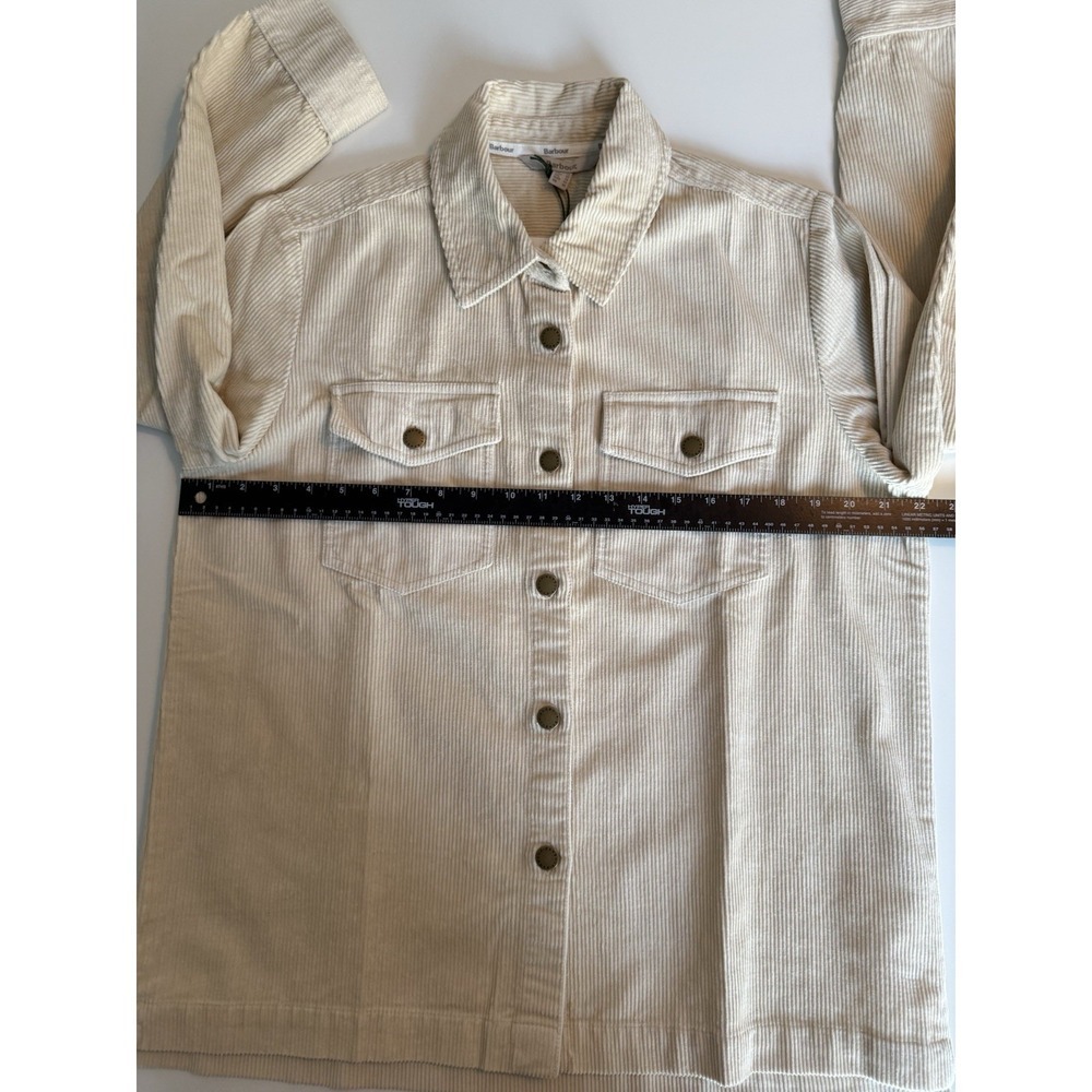 Barbour Women's Anya Corduroy Shirt/Jacket Sz 10 NWT - Picture 6 of 13